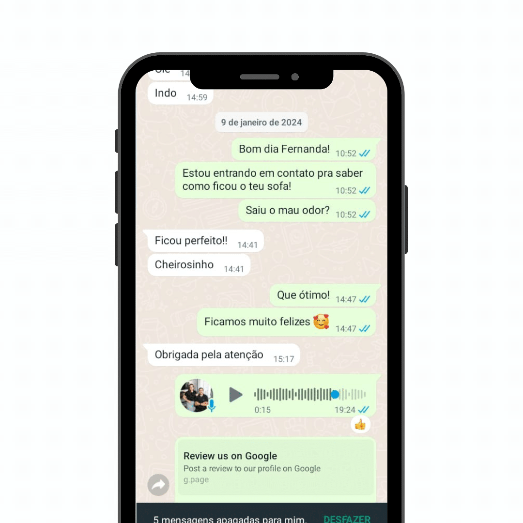 HIGIENIZAÇÃO E IMPERMEABILIZAÇÃO DE ESTOFADOS - AT 5 F-8